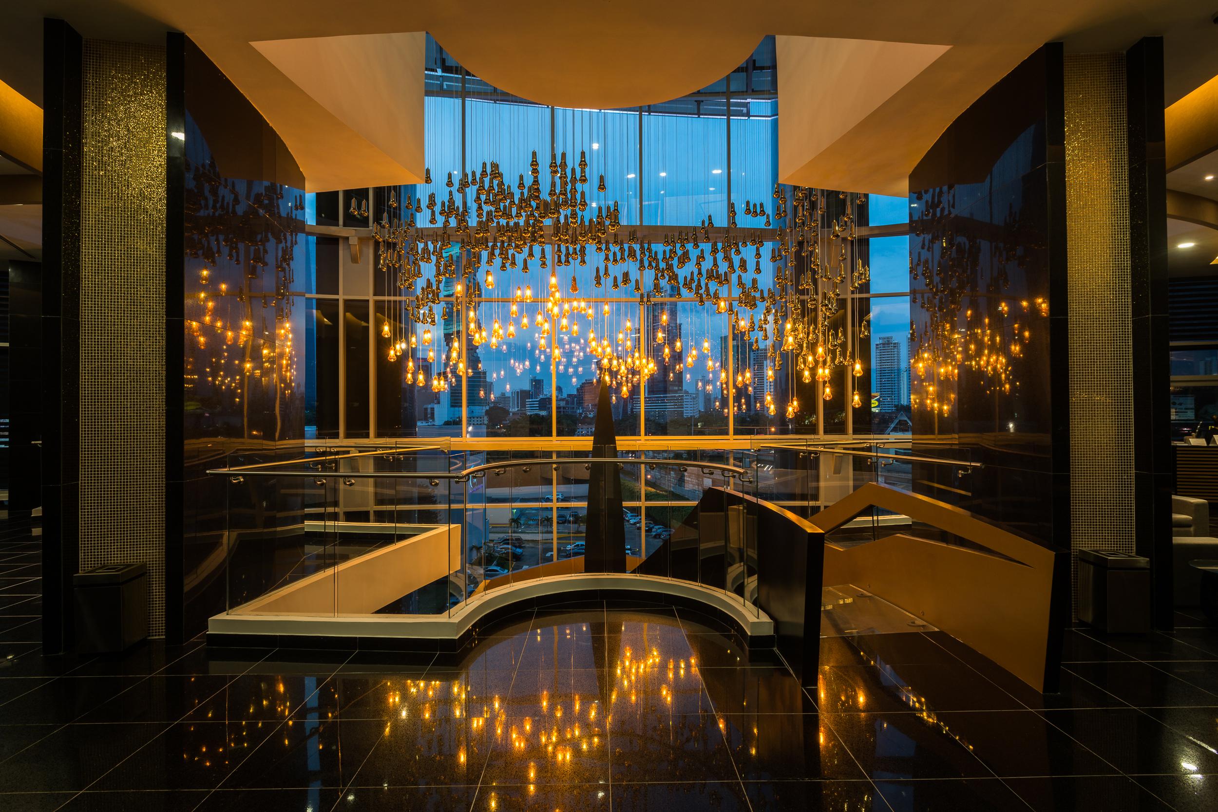 Hotel Las Americas Golden Tower Panama Kültér fotó The interior of the hotel